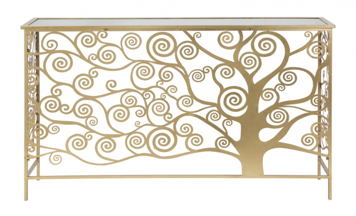 Consola Copacul Vietii | Stil Glamour | Blat Sticla | CreativDeco [3]