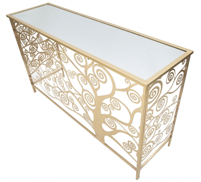 Consola Copacul Vietii | Stil Glamour | Blat Sticla | CreativDeco [4]