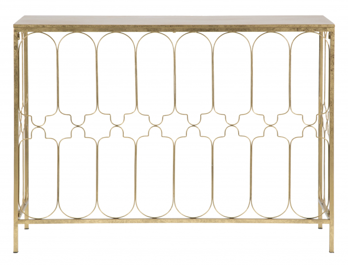 Consola Balcony, auriu, metal [10]