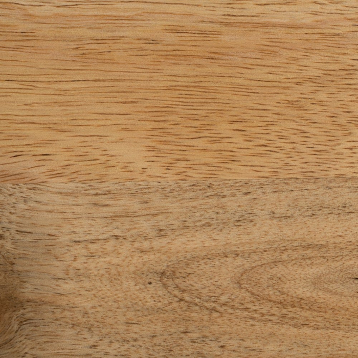 Consolă Ixia din lemn masiv mango – cu colțuri rotunjite și sertar sculptat – vedere frontală [10]