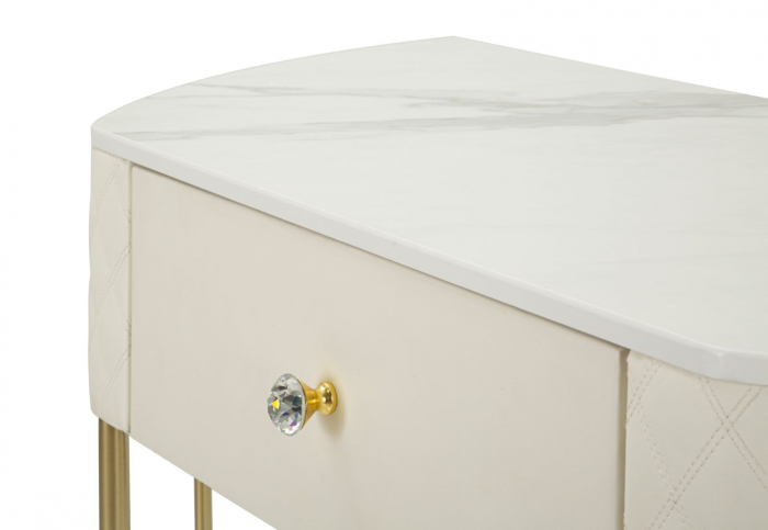 Consola eleganta cu blat marmorat | Mobilier glamour [3]