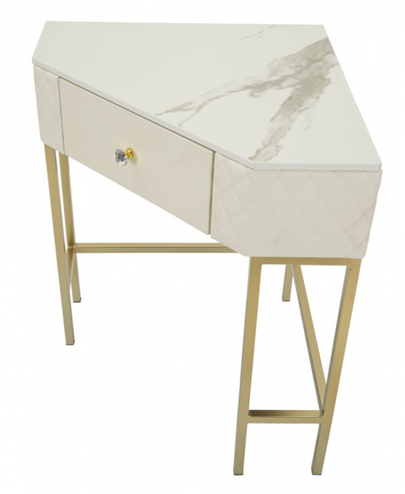 Consola de colt cu sertar | Economisire spatiu | CreativDeco [5]