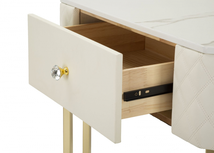 Consola de colt cu sertar | Economisire spatiu | CreativDeco [7]