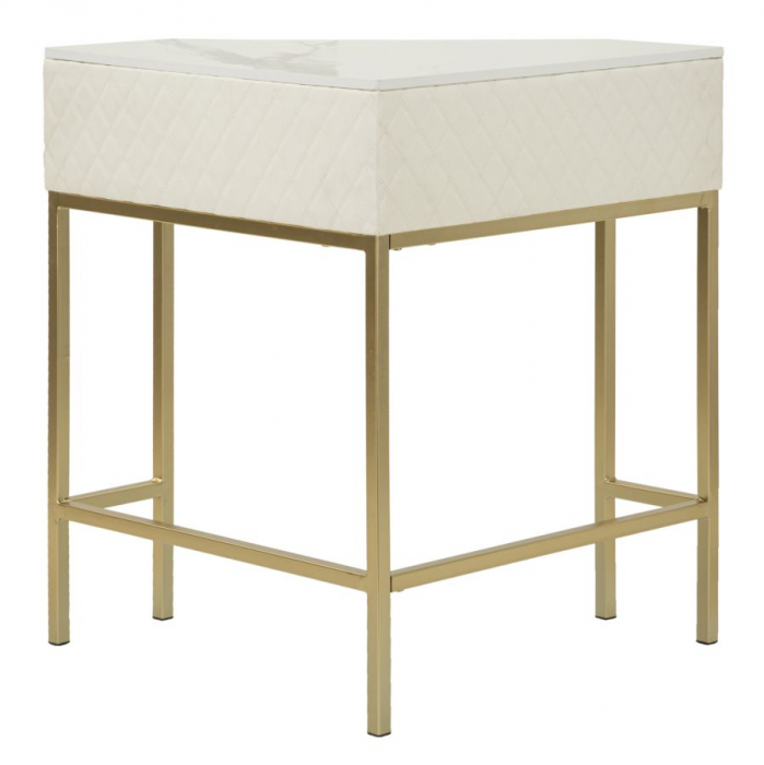 Consola de colt cu sertar | Economisire spatiu | CreativDeco [8]