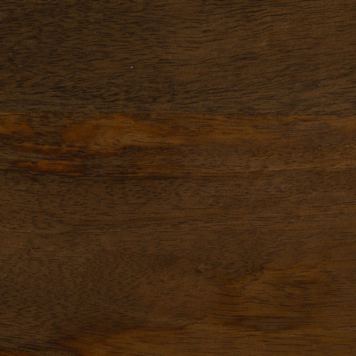 Consolă mango natural Ixia – picioare X, design modern din lemn masiv – vedere laterală [4]