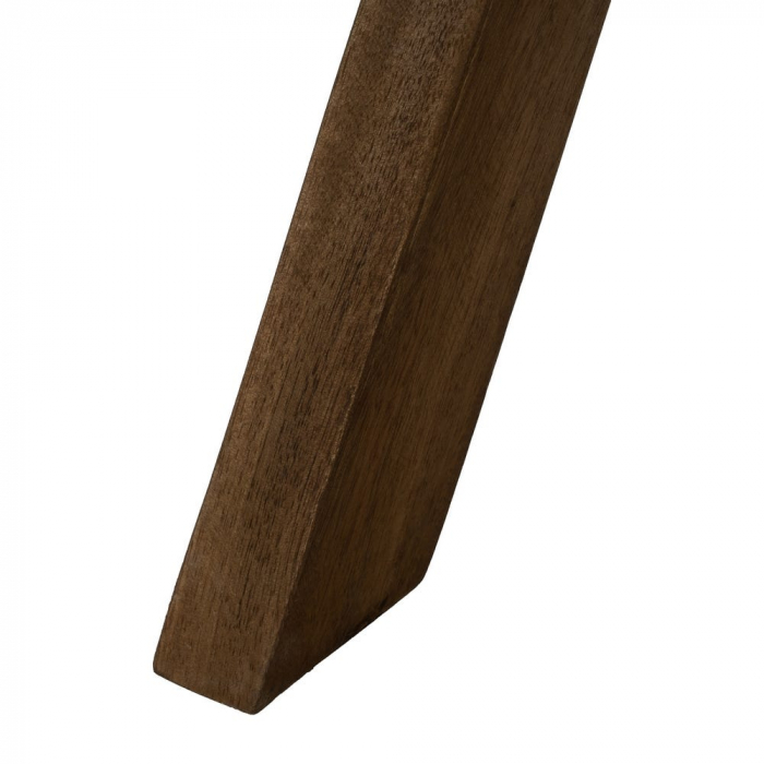 Consolă mango natural Ixia – picioare X, design modern din lemn masiv – vedere laterală [8]