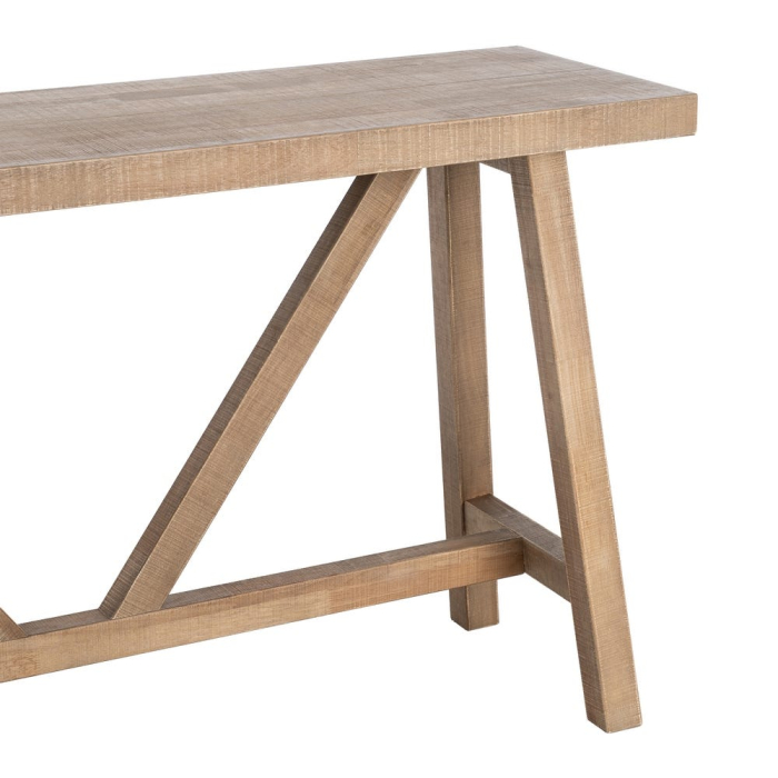 Consola lemn de cauciuc natur modernă [5]