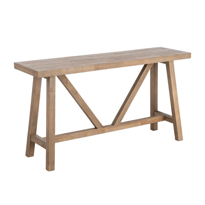 Consola lemn de cauciuc natur modernă [2]