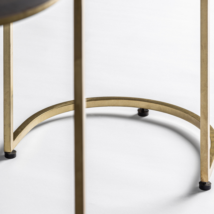 Consola Art Deco mango crem auriu|Console elegante [8]