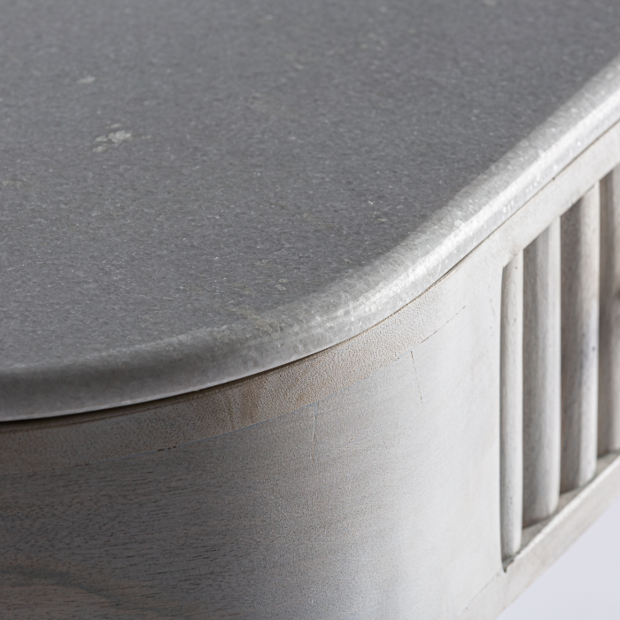 Consola Art Deco mango crem auriu|Console elegante [6]
