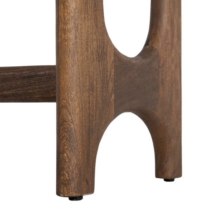 Consolă din lemn de mango cu picioare sculpturale [7]