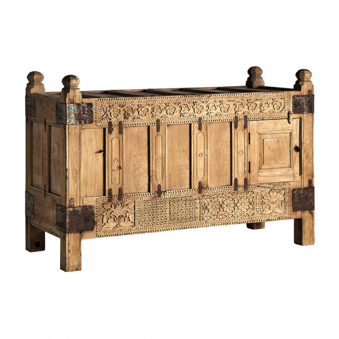 Consola etnica antica mango invechit|Console autentice [2]