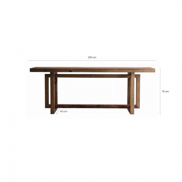 Consola Hemye contemporana lemn reciclat|Console moderne [5]