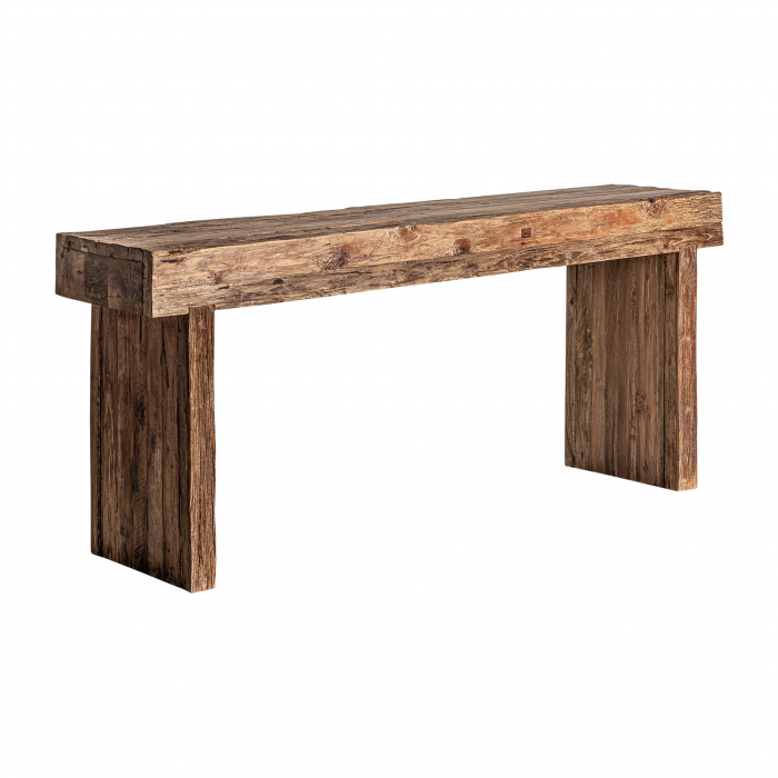 Consola coloniala lemn tec reciclat|Console elegante [2]