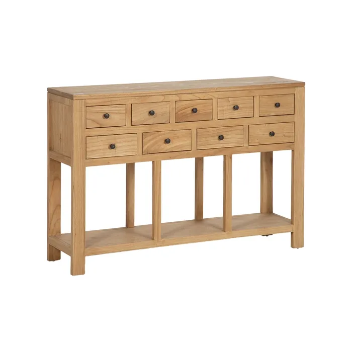 Consola lemn mindi natur|Mobilier decor practic [2]