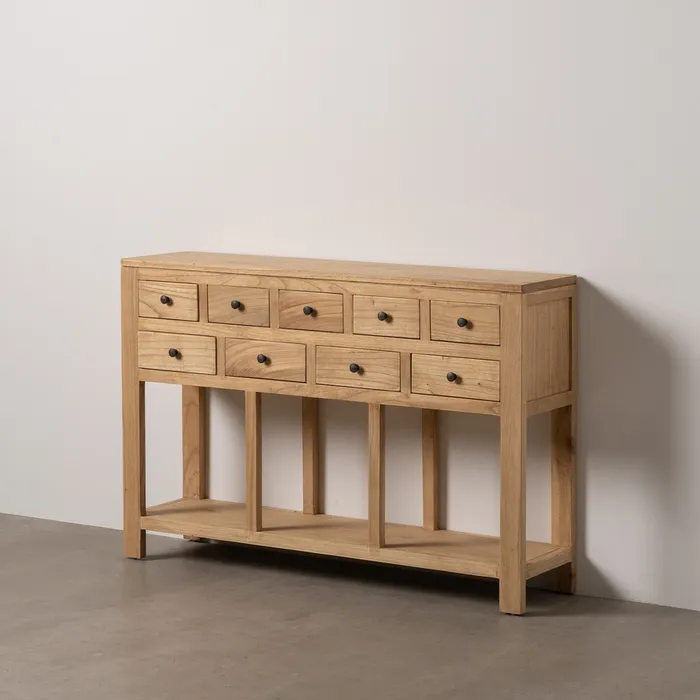 Consola lemn mindi natur|Mobilier decor practic [1]