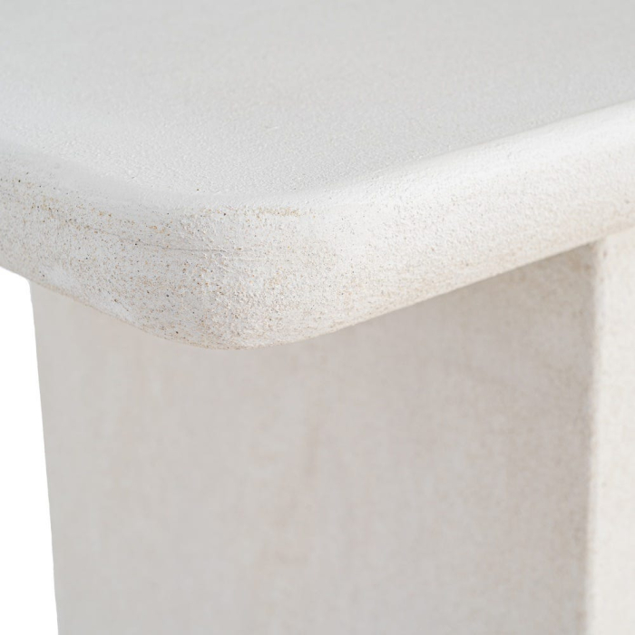 Consolă din MDF alb cu bază rotunjită din două volume [6]