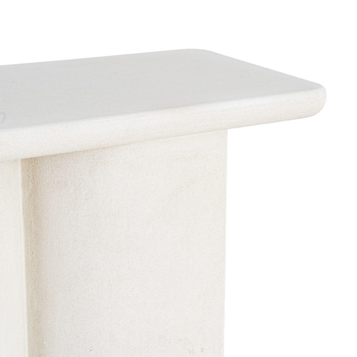 Consolă din MDF alb cu bază rotunjită din două volume [5]