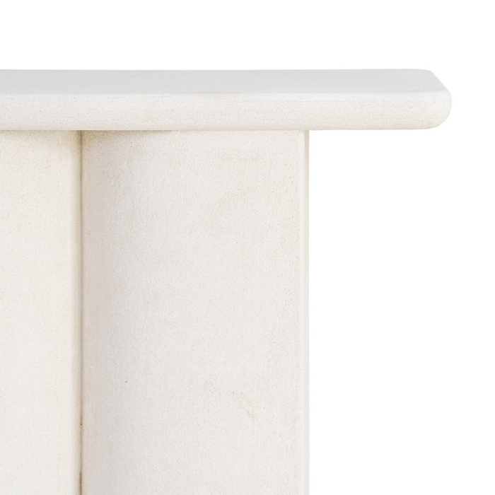 Consolă din MDF alb cu bază rotunjită din două volume [7]