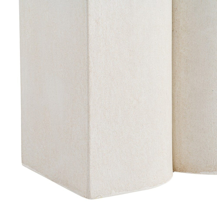 Consolă din MDF alb cu bază rotunjită din două volume [9]