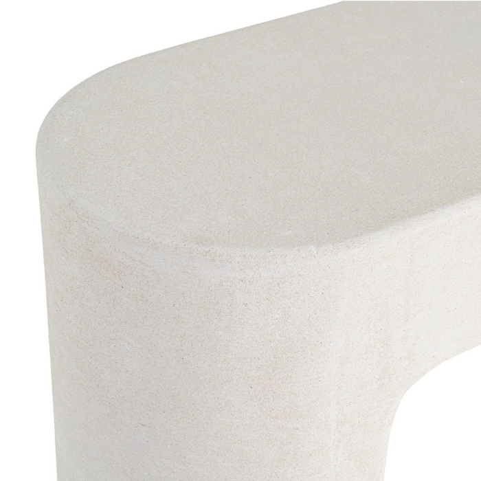 Consolă din MDF alb cu formă rotunjită simplă [6]