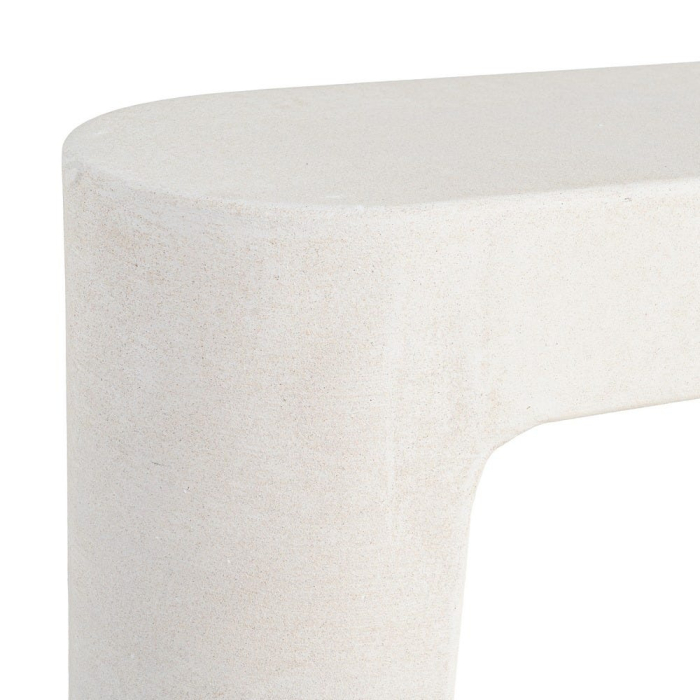 Consolă din MDF alb cu formă rotunjită simplă [5]