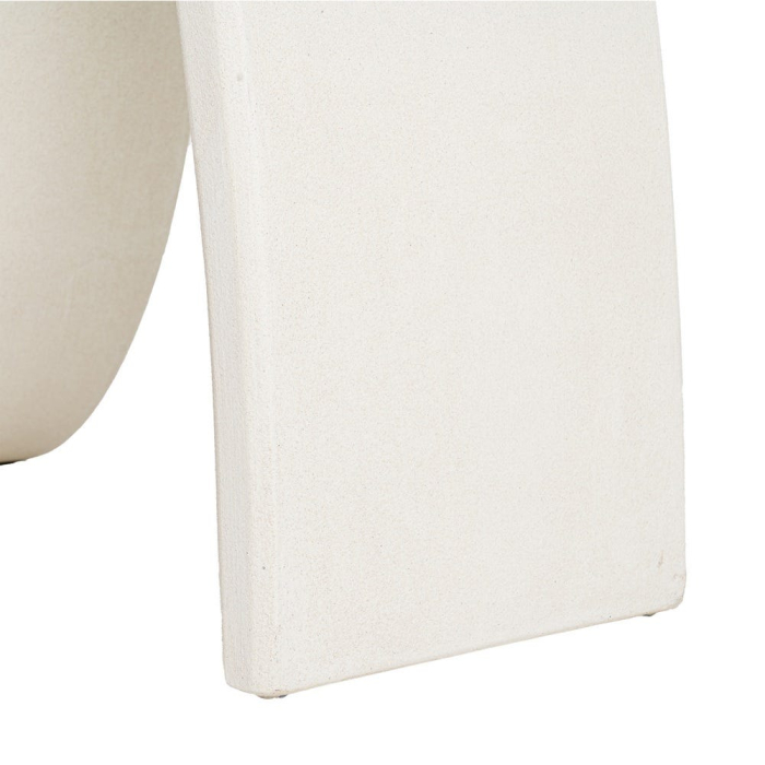 Consolă din MDF alb cu formă sculpturală curbată [9]