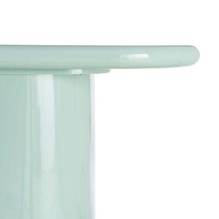 Consolă din MDF verde lucios cu formă curbată [5]
