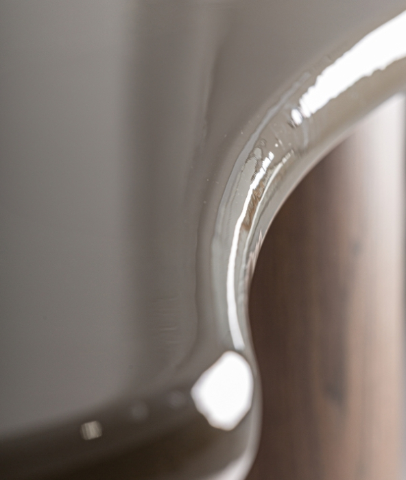 Consola din MDF verde cu blat alungit si picioare cilindrice Root [3]