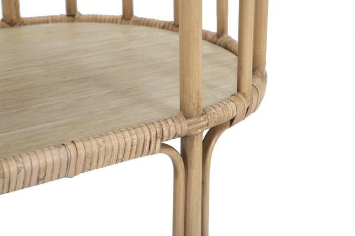 Consola Panama ratan boho chic cu 3 rafturi | CreativDeco [6]