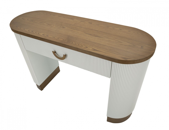 Consola cu sertar design rotunjit | Mobilier elegant CreativDeco [5]