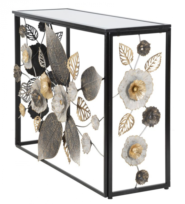 Consola Glam Dark, fier/oglinda [4]