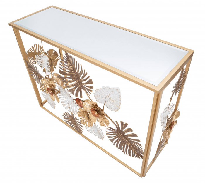 Consola Glam Floris, auriu, multicolor - CreativDeco.ro [5]