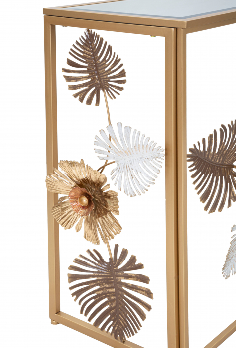 Consola Glam Floris, auriu, multicolor - CreativDeco.ro [4]