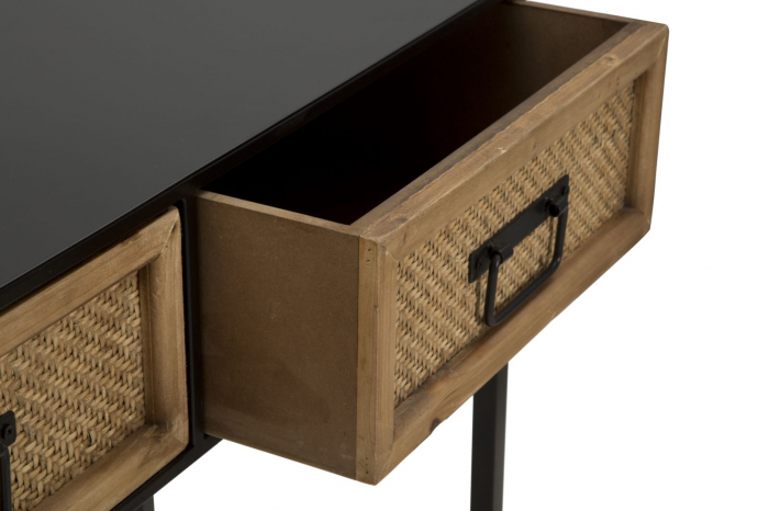 Consola hol metalica 3 sertare|Mobilier hol, mese consola design unic|CreativDeco [7]