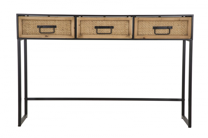 Consola hol metalica 3 sertare|Mobilier hol, mese consola design unic|CreativDeco [2]