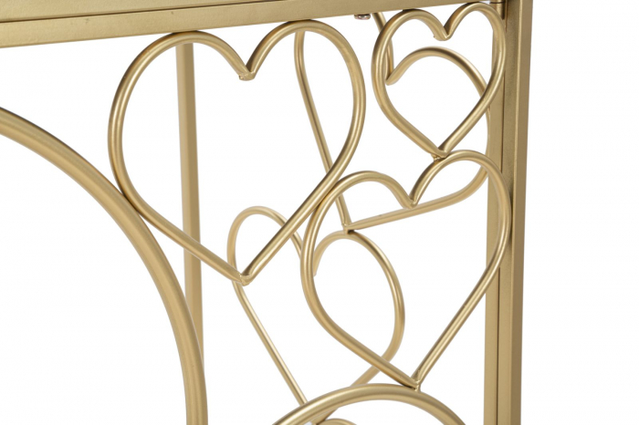 Consola Heart, fier/oglinda, auriu [8]
