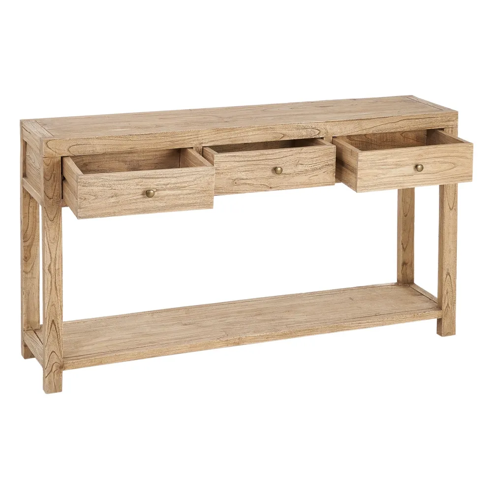Consola din lemn mindi spatioasa | Piese de mobilier elegante [3]