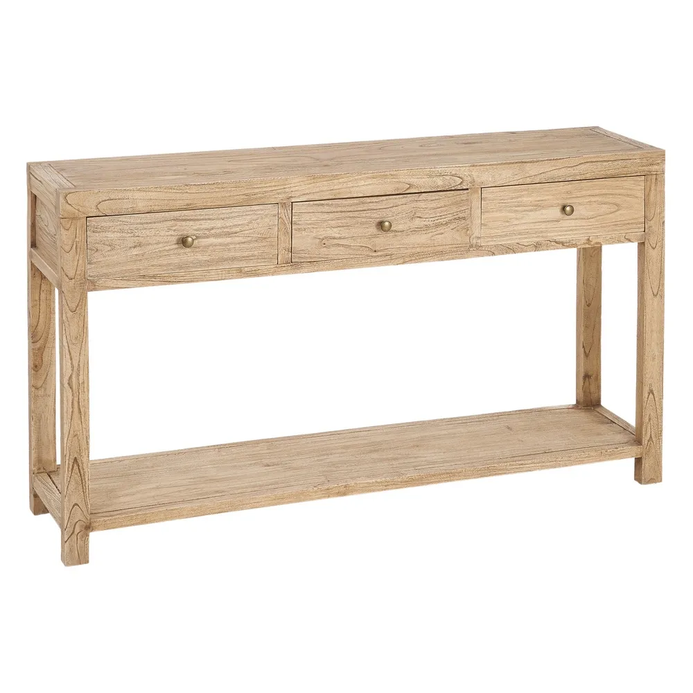 Consola din lemn mindi spatioasa | Piese de mobilier elegante [2]