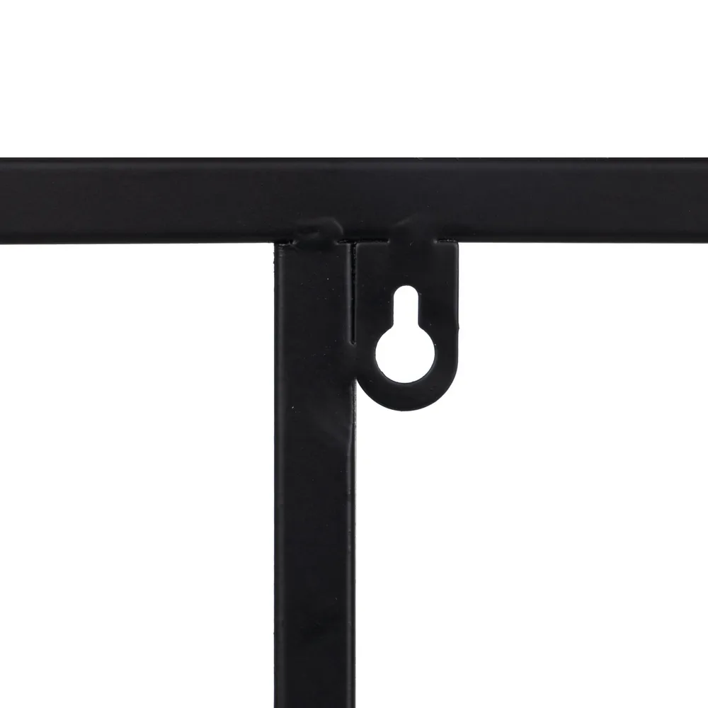 Consola hol neagra metal minimalista | Mobilier intrare modern [7]