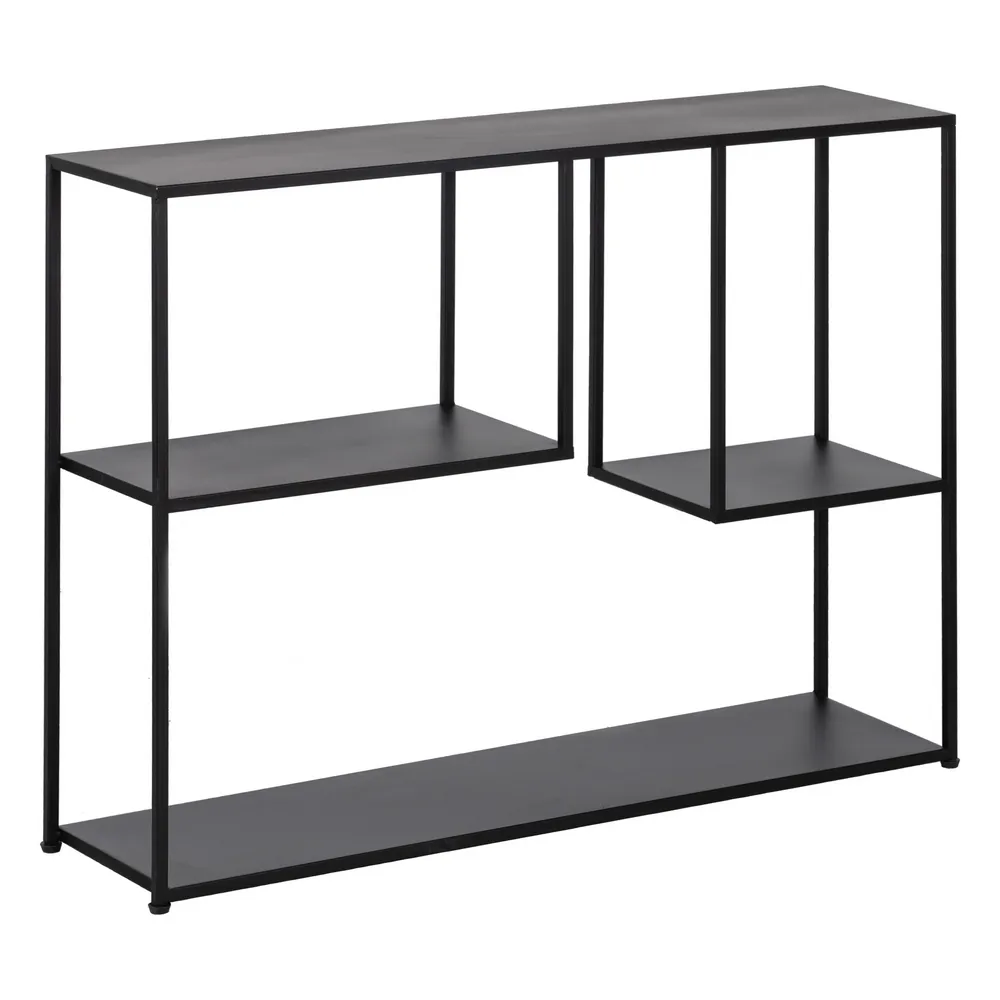 Consola hol neagra metal minimalista | Mobilier intrare modern [2]
