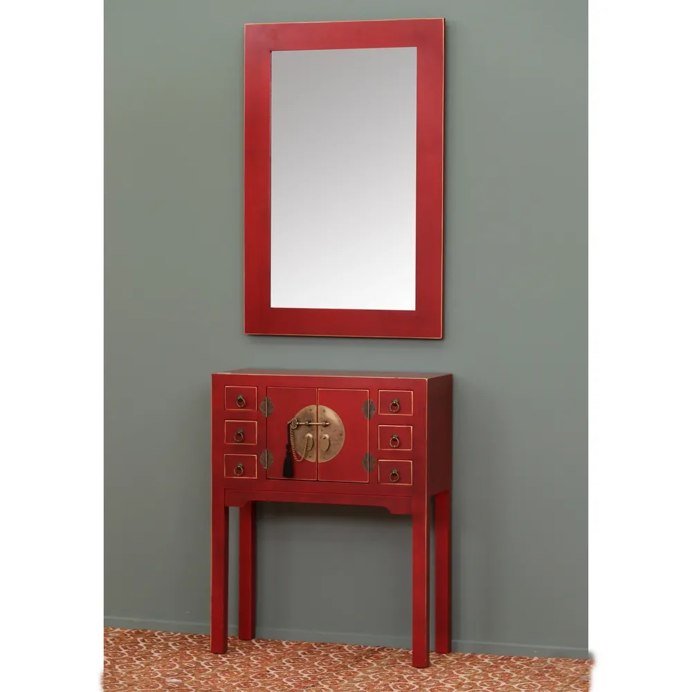 Consola de hol rosie vintage oriental | Console functionale [6]