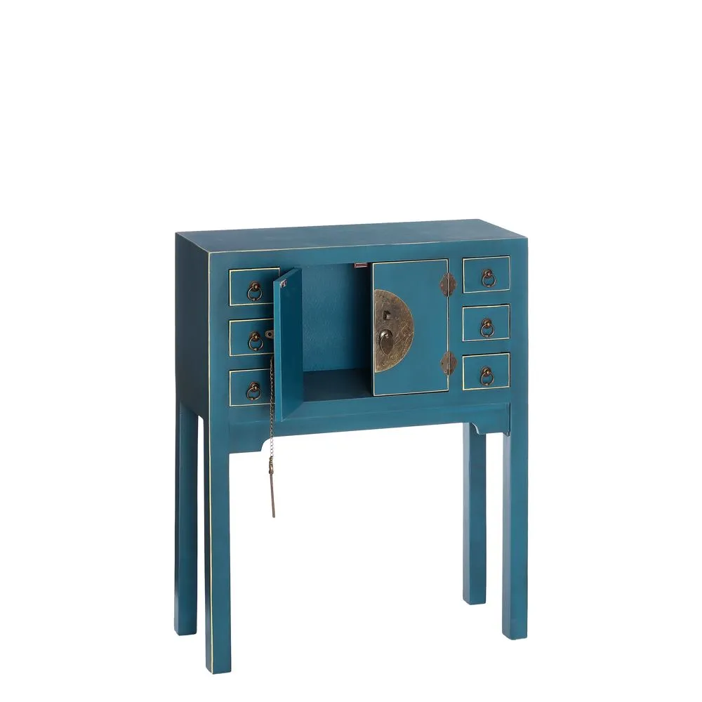 Consola ingusta orientala cu sertare si compartiment|Console inguste [3]