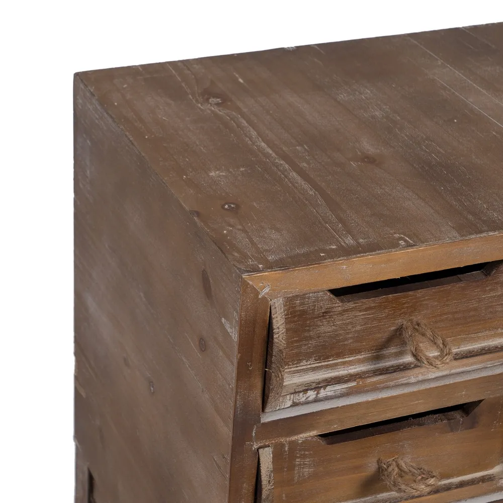Consola lemn brad cu aspect invechit, culoare lemn natural [8]