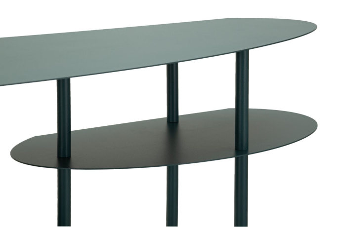 Consola metalica verde petrol 118x34x82 cm [5]
