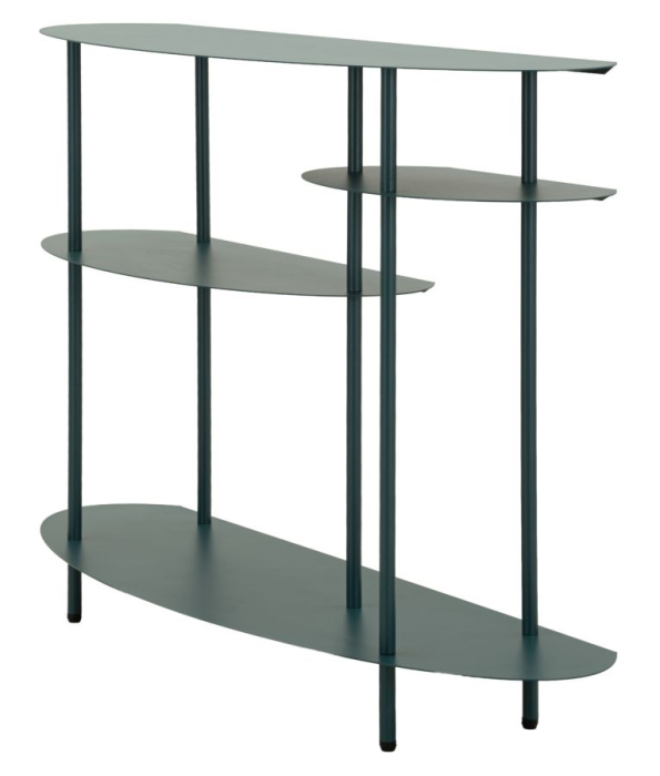 Consola metalica verde petrol 118x34x82 cm [3]