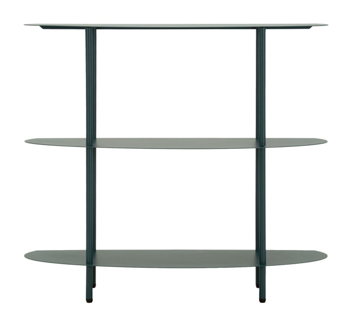 Consola metalica verde petrol 90x28x81 cm [2]