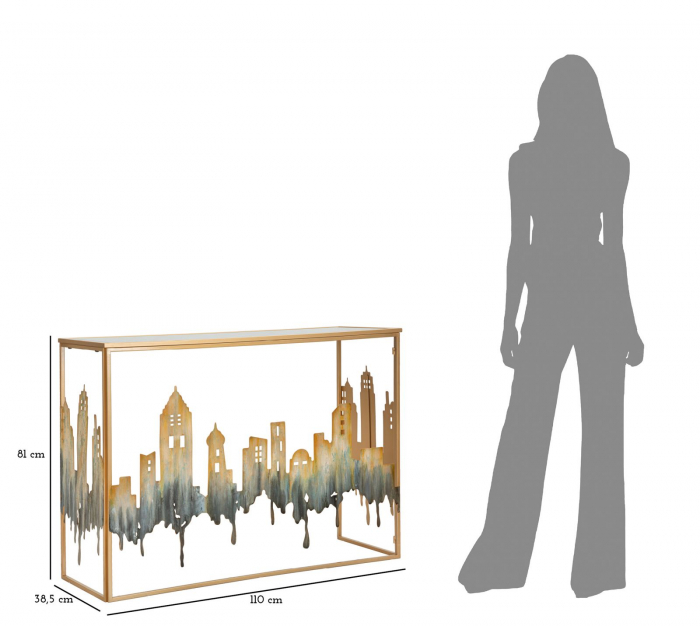 Consola City | Blat Sticla | Design Urban | CreativDeco [10]