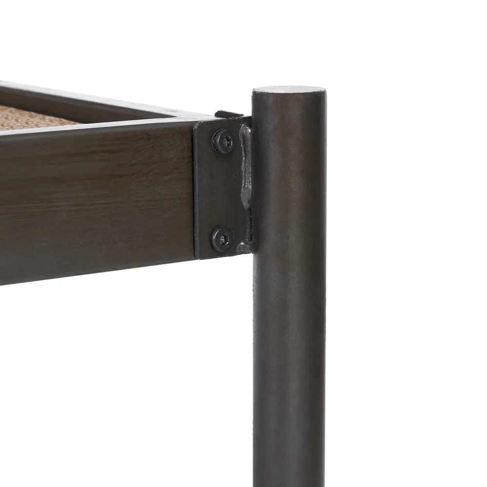 Consola Natural-Black, Metal, Negru Bej - creativdeco.ro [8]