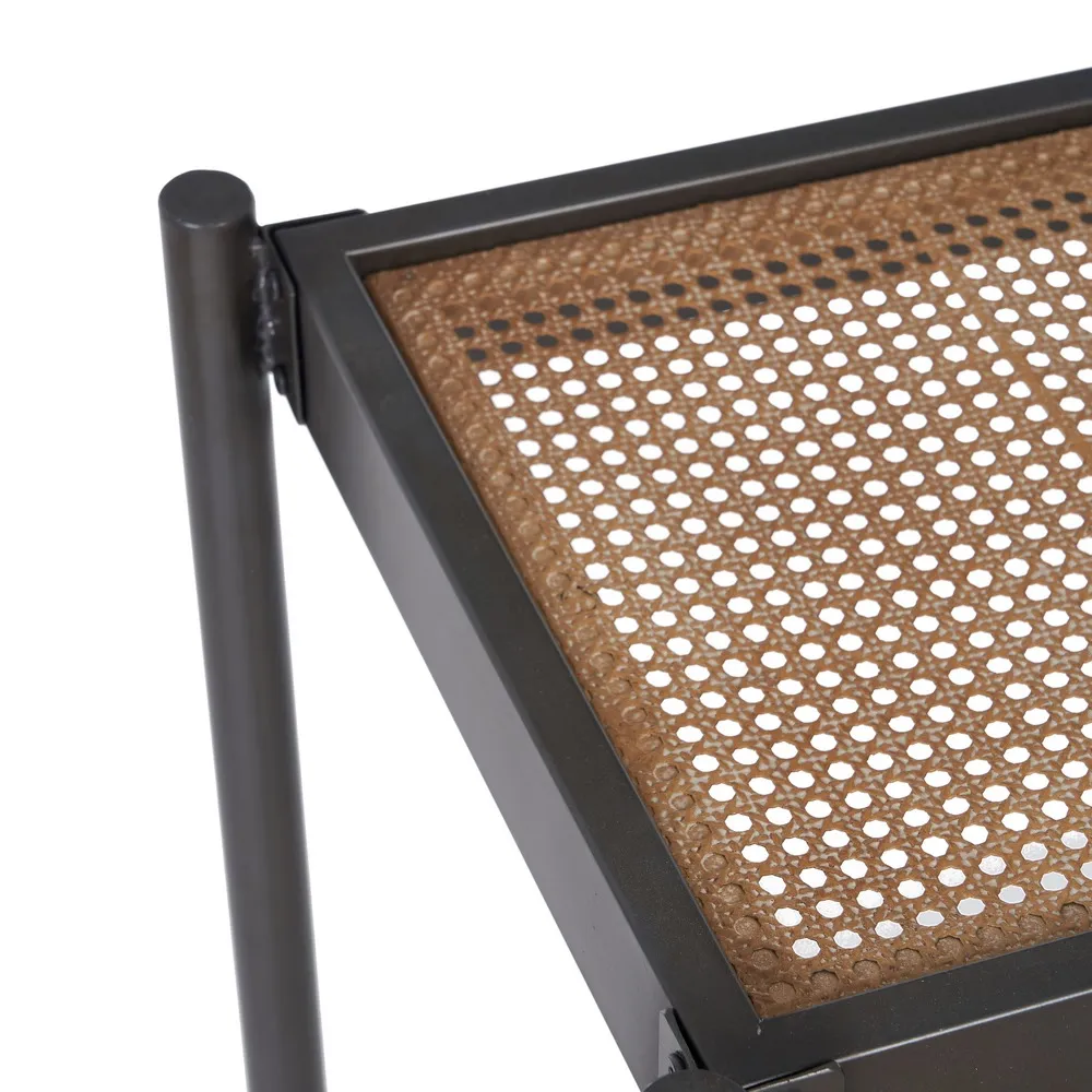 Consola Natural-Black, Metal, Negru Bej - creativdeco.ro [4]